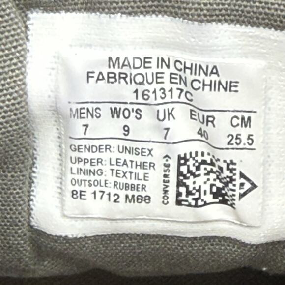 Converse 161317C Chuck Taylor All Star Olive Green UNISEX Men’s 7/Wo’s 9 - Picture 9 of 15